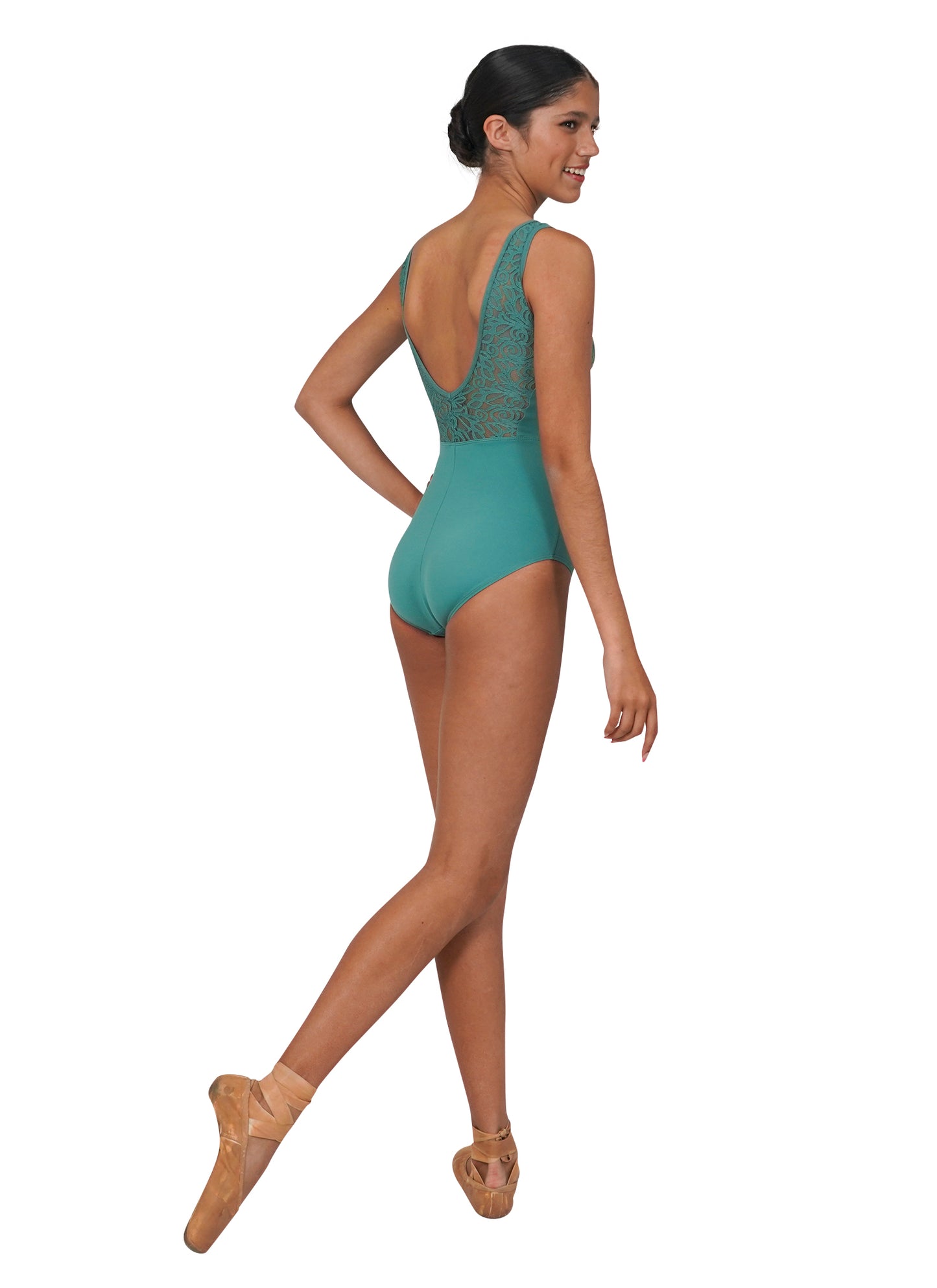 Adult Danznmotion V- Back Lace Leotard
