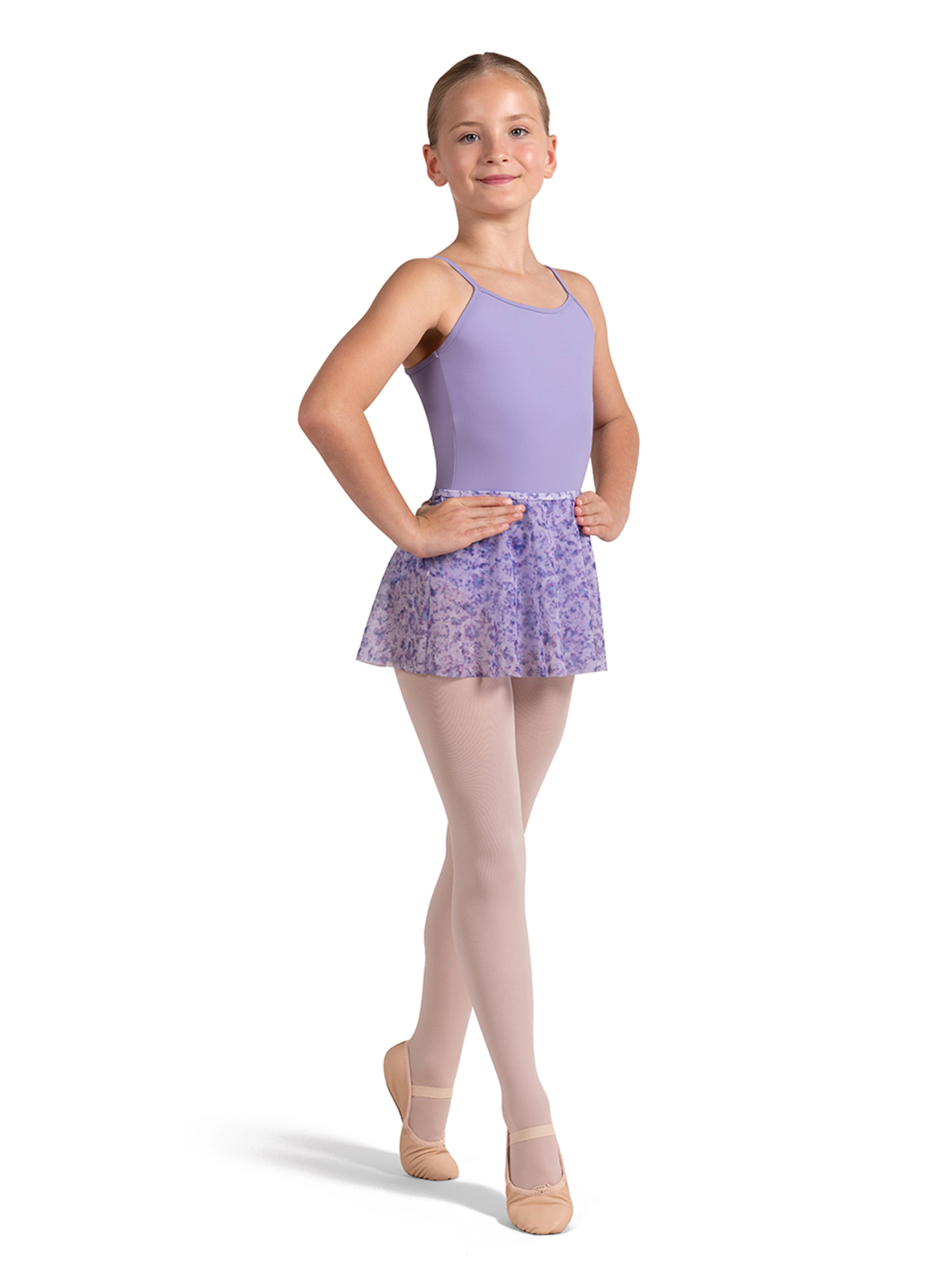 Bloch Kids Printed Pull On Skirt