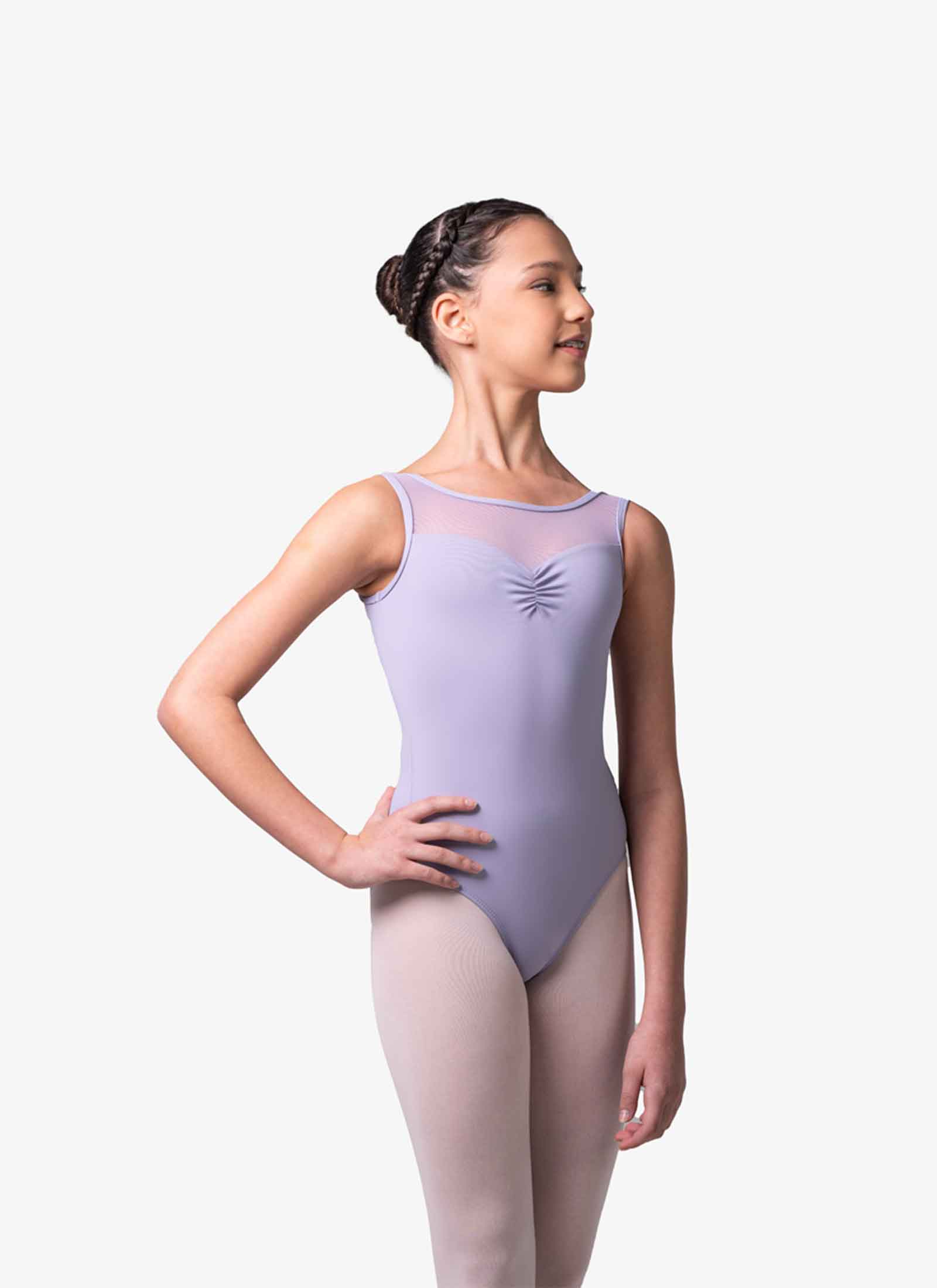 Lulli - Adult Cap Sleeve Leotard Anoushka - Black