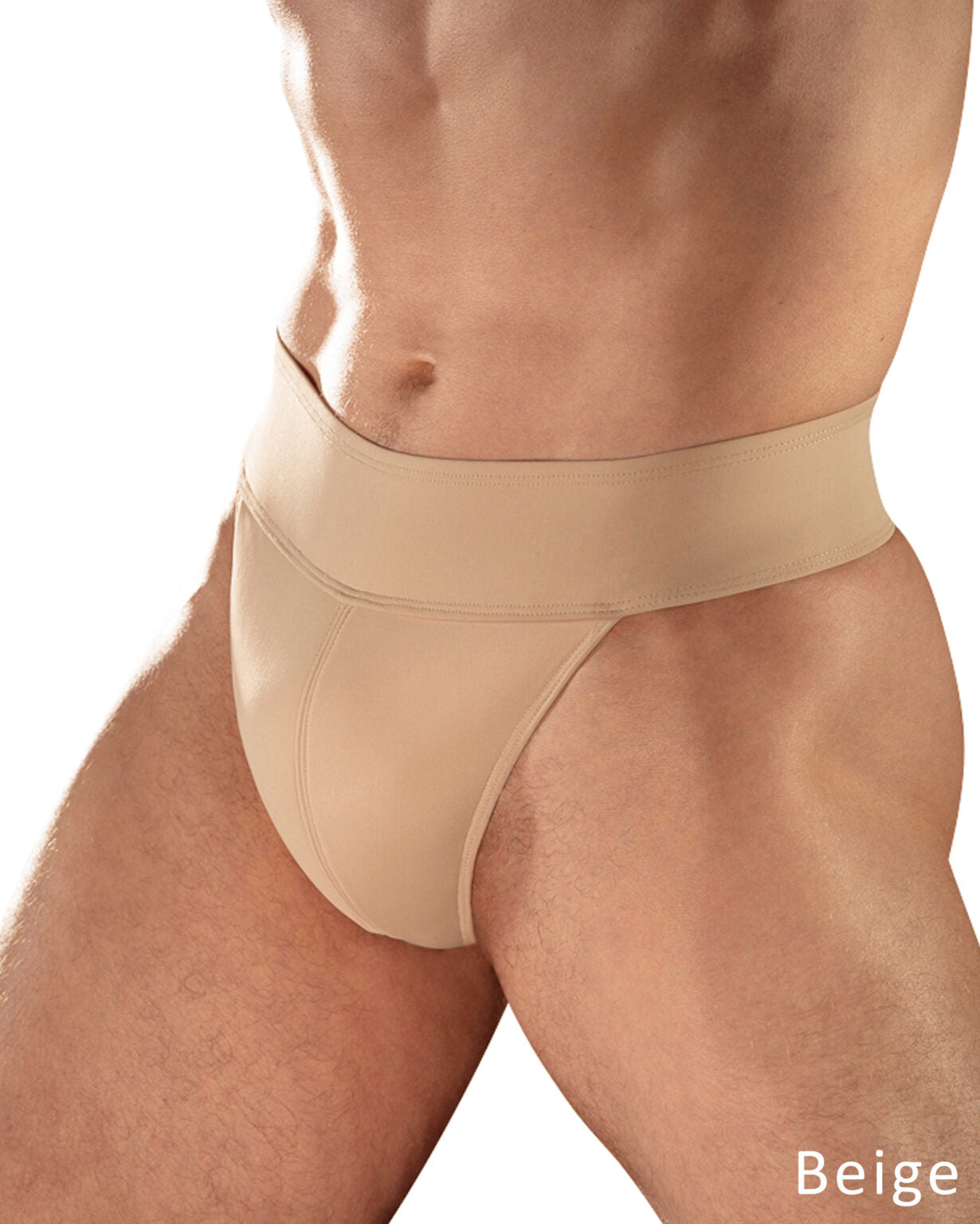 Men's Jockstrap Mesh Athletic Supporters Underwear G-String Thong Breathable Jock Strap