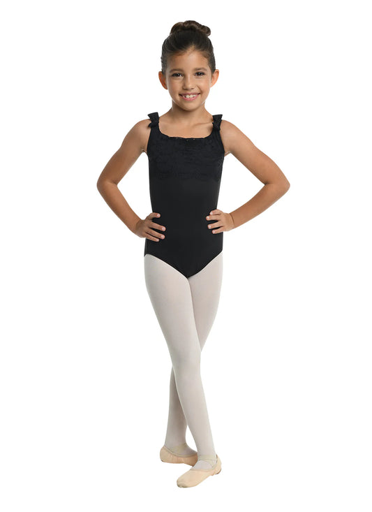 Danznmotion Kids Tank Lace & Bow Leotard