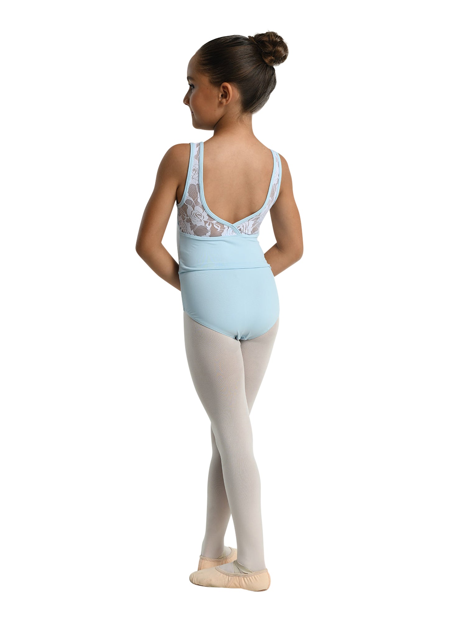DanzNmotion Kids Tank Style Leotard With Lace