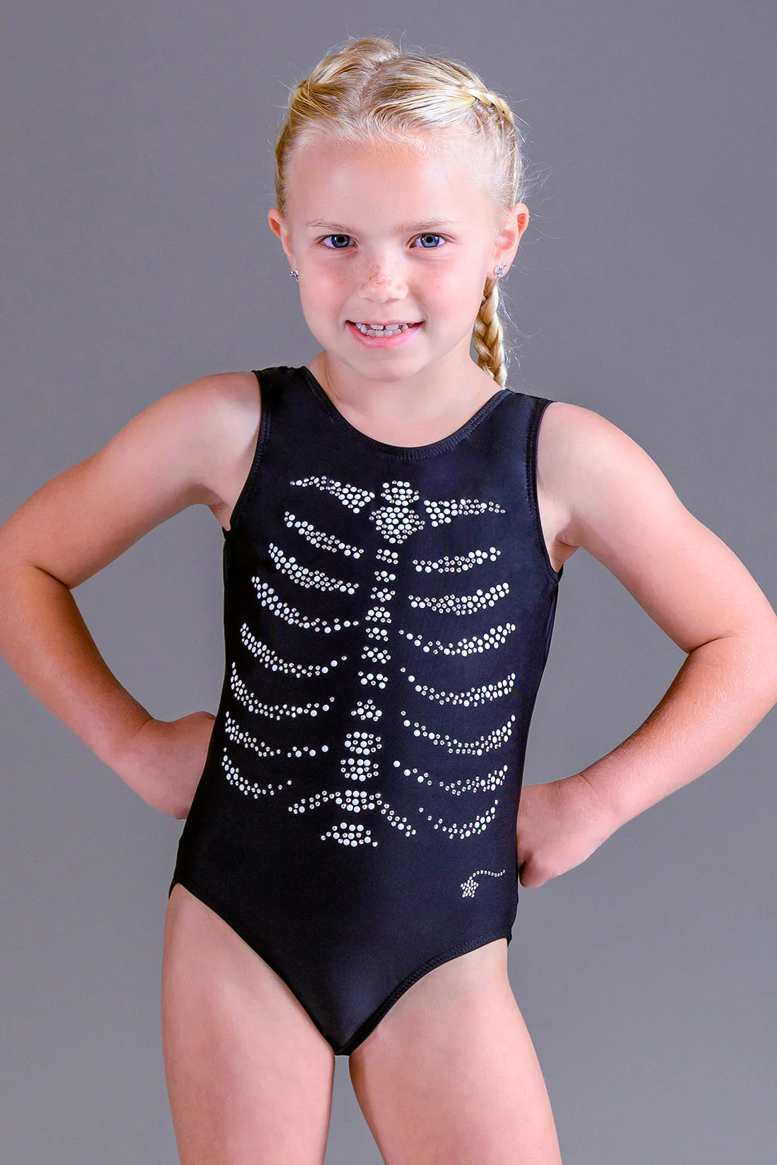 Destira Crystal Ribcage Leotard