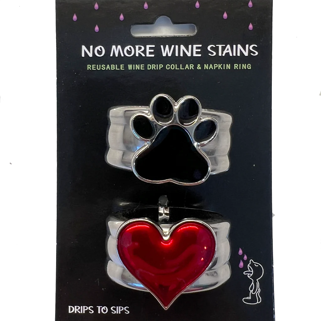 Decorative Wine Drip Collars - For The Moms!
