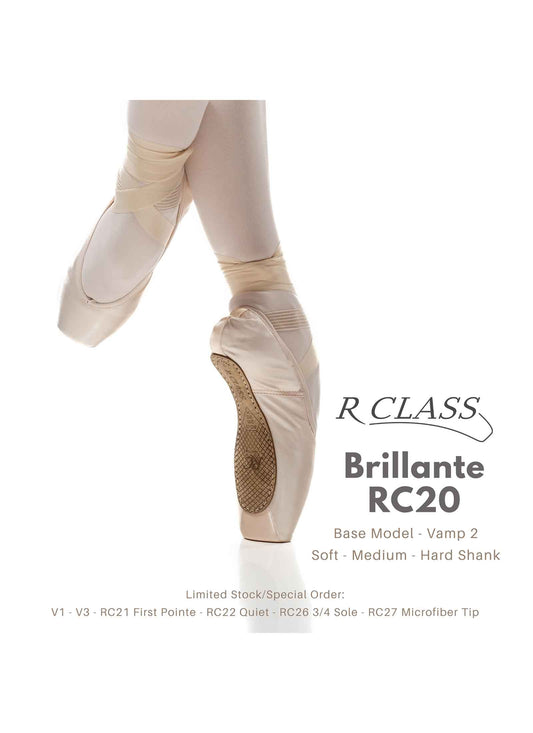 R-Class Brillante RC20 Pointe Shoe