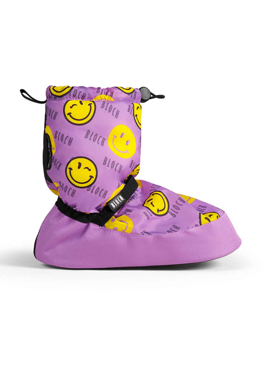 Bloch Smiley Print Warm Up Bootie