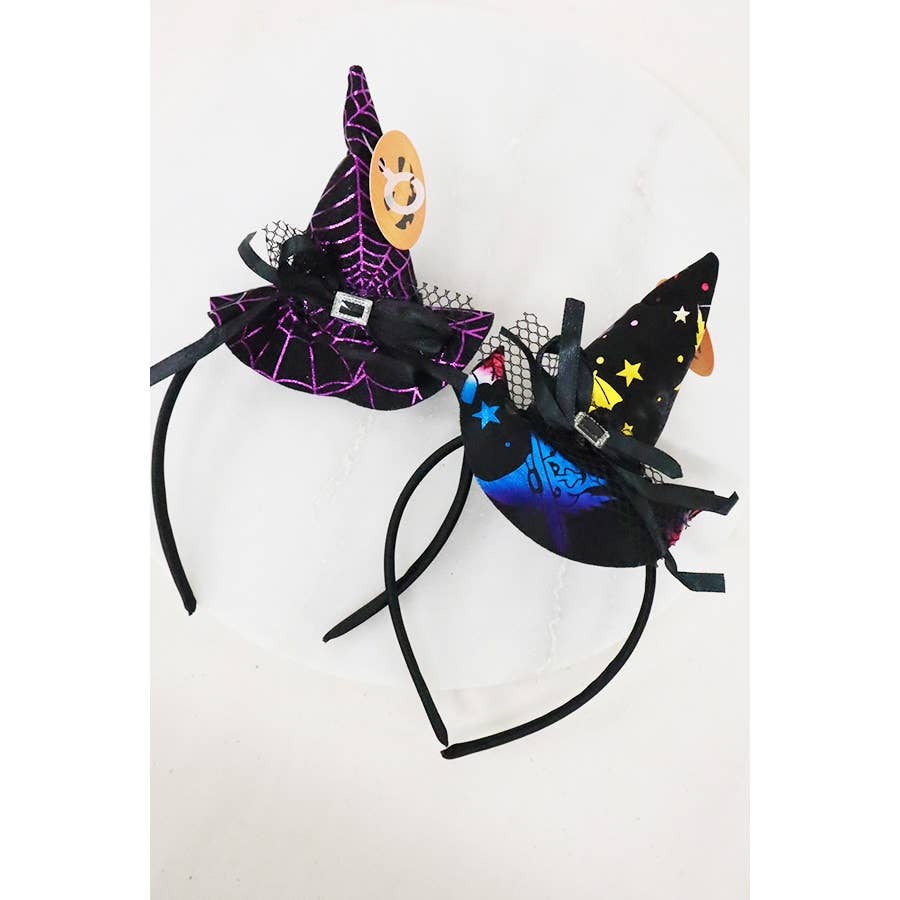 Halloween Theme Witch Wizard Hat Headband