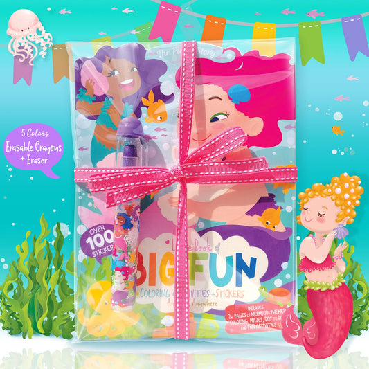 Magical Mermaids Activity Book & Stackable Crayon Gift Pack