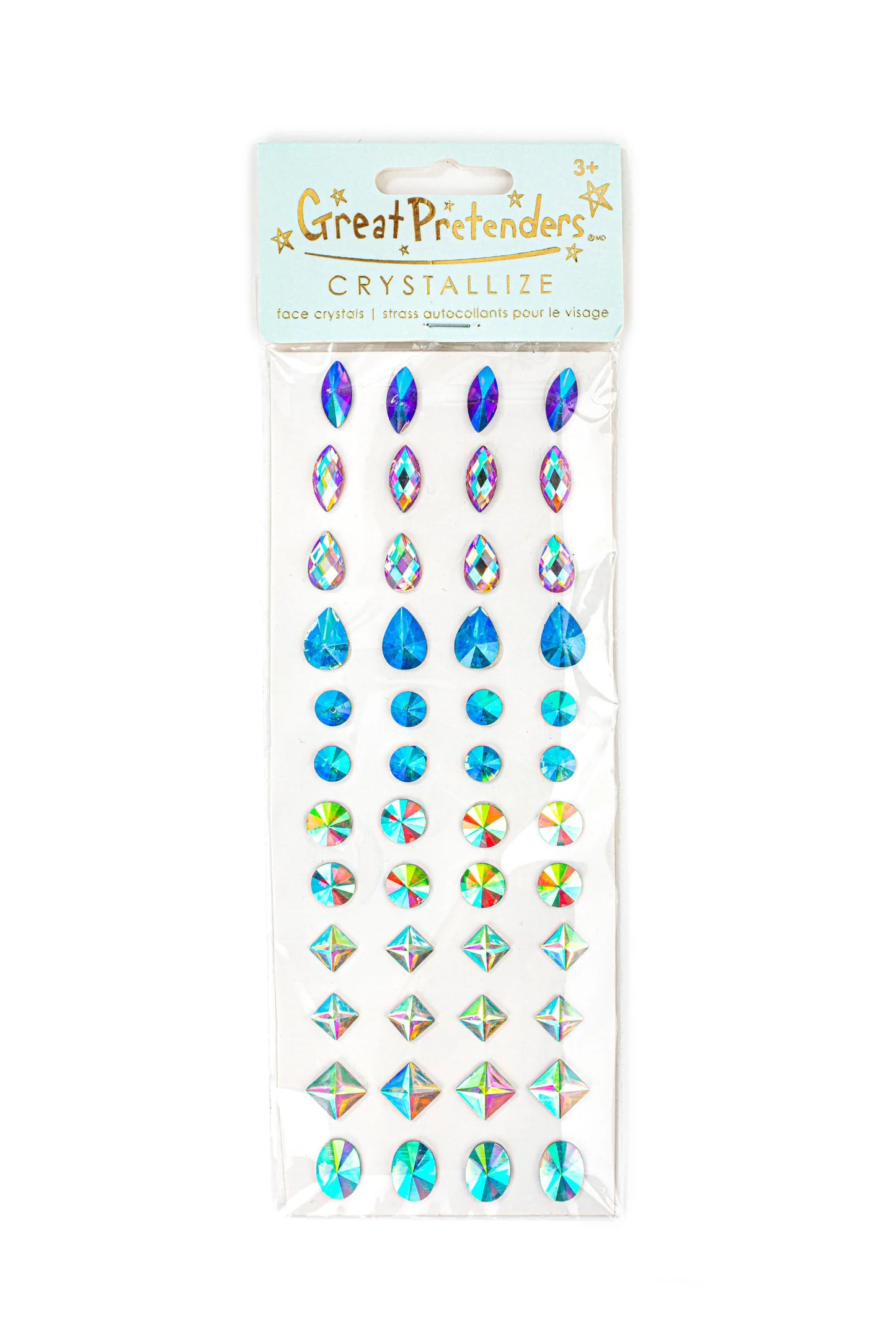 Crystal Face Stickers