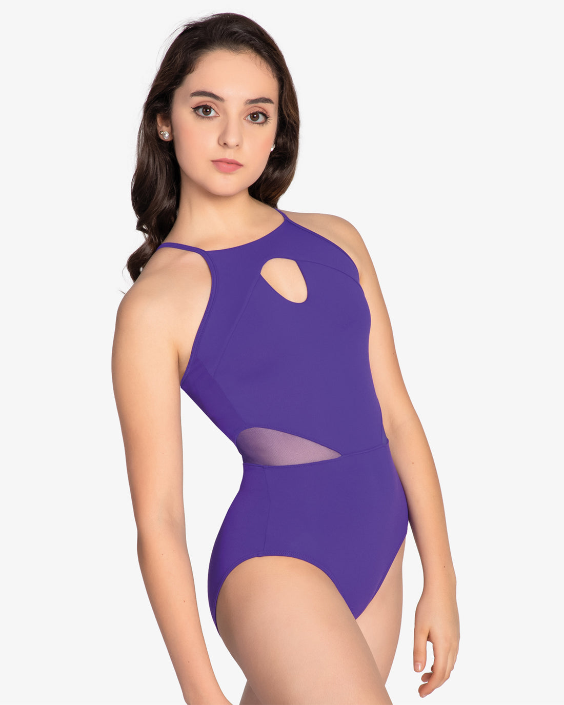 Adult SoDanca High Neck Mesh Leotard – On Pointe Dancewear