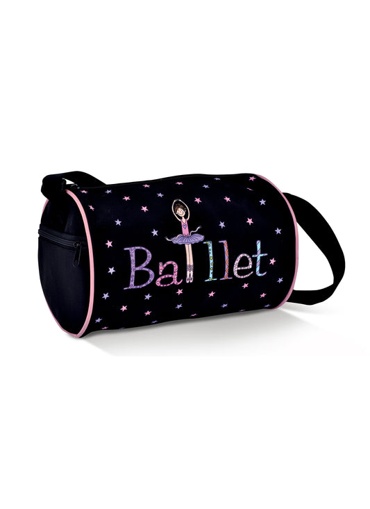 Black Ballerina Duffle Bag 