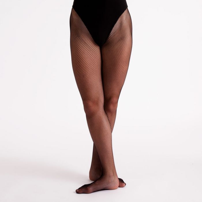 Adult High Performance Fishnet Tights Small Black